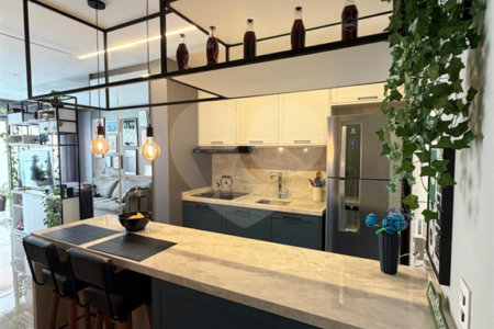 Pronto para Morar Apartamento 1 Dormitório à venda de 47m² com 1 vaga na garagem Condomínio Landing Campo Belo Aceita e estuda Permuta.
