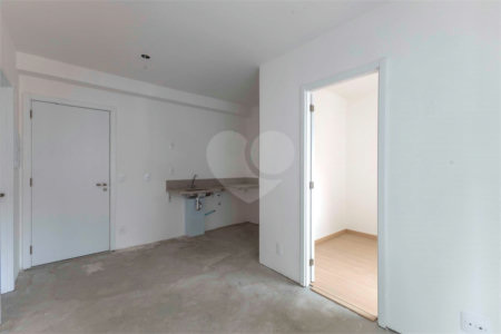 Apartamento de 37m² com 2 dormitórios.