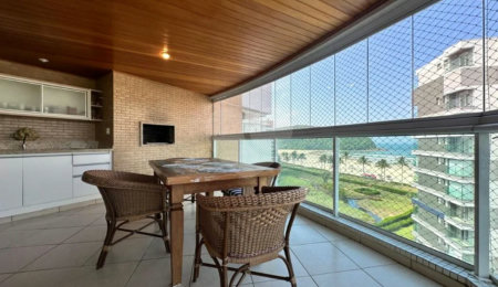 Apartamento para alugar com 3 quartos, sendo 2 suítes,  em Riviera de São Lourenço, Bertioga, SP
