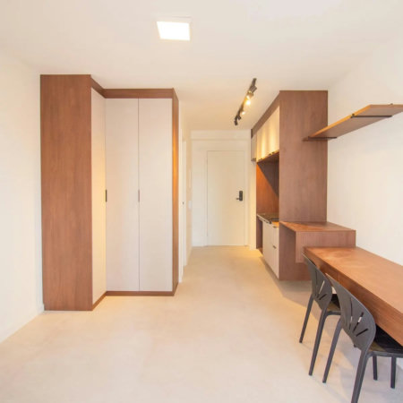 Studio de 26m² para alugar com 1 quarto mobiliado em Pinheiros próximo ao Metrô Faria Lima
