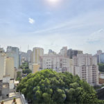 Studio 1 quarto varanda metrô Higienópolis-Mackenzie na Consolação