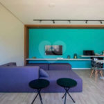 Apartamento mobiliado, novo, com 38m útil, ótima localização REF:903711