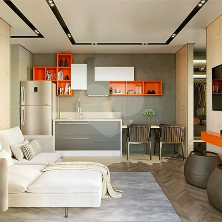 Apartamento com 28 m² na Aclimação