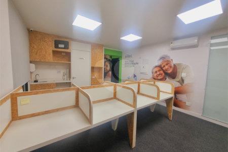 Sala comercial mobiliada para locação na Vila Olímpia