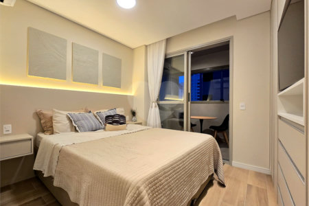 Studio 25m² Mobiliado Próximo Metrô Fradique Coutinho