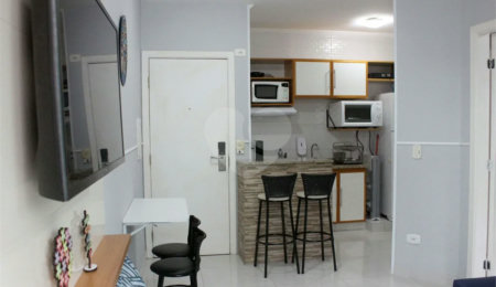 Apartamento à venda com 1 quarto em Riviera de São Lourenço, Bertioga, SP