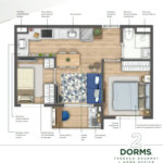 Apartamento de 34m² no Campos Elíseos