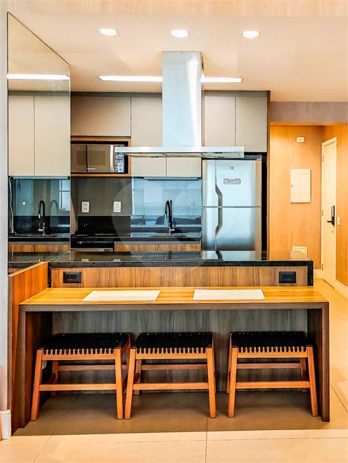Apartamento totalmente mobiliado com ar-condicionado localizado no coração do Brooklin!!!