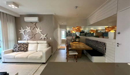 Apartamento à venda com 3 quartos, sendo 2 suítes, em Riviera de São Lourenço, Bertioga, SP