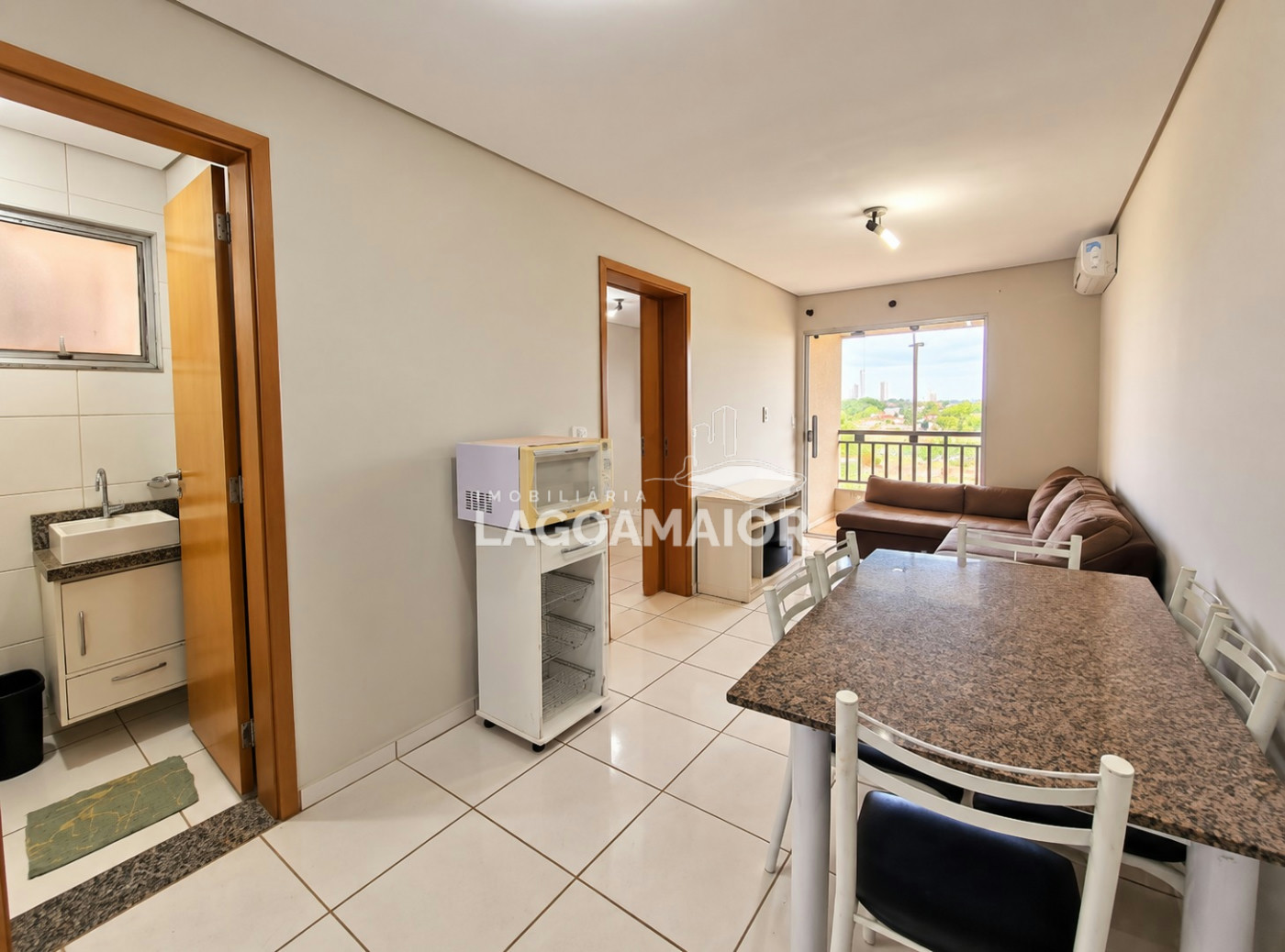 Apartamento à venda com 1 quarto, sendo 1 suíte, em Condominio Residencial Dom El Chall - Três Lagoas/MS 