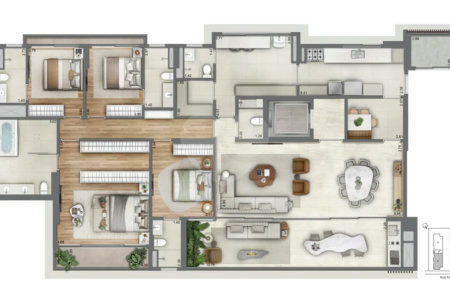 Apartamento 4 quartos à venda – 245 m² – Higienópolis – São Paulo