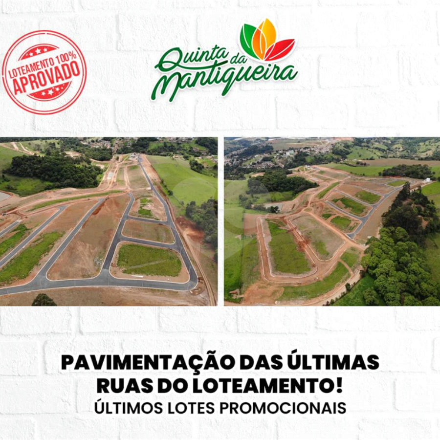 Loteamento planejado lotes 250 metros pronto para construir na cidade de Vargem divisa com Extrema