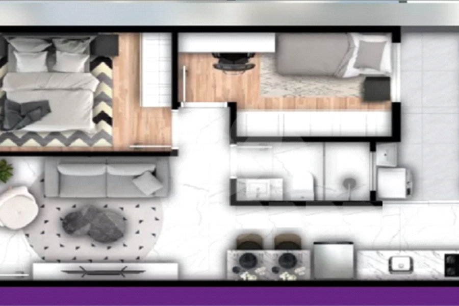 Apartamento á Venda com 47m² - Jabaquara