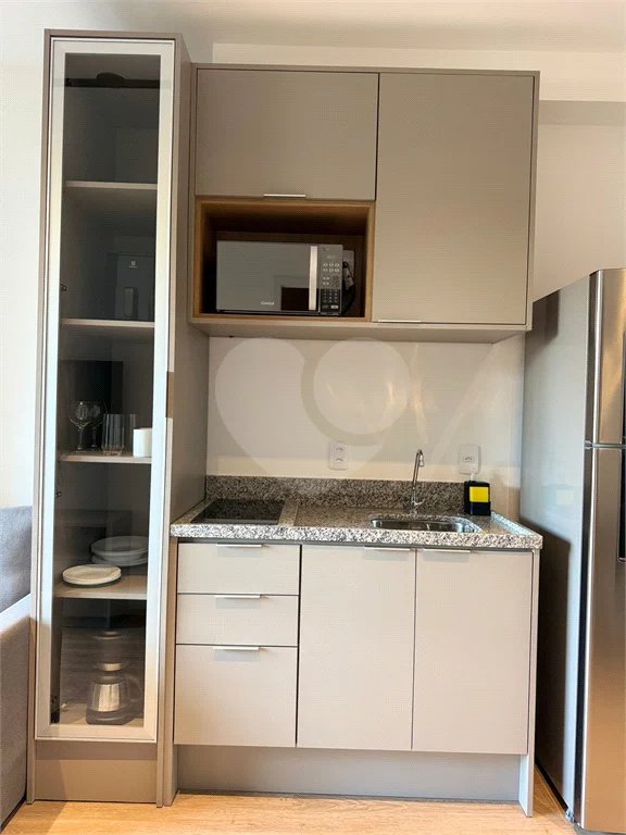 Studio HIS2 mobiliado 38m² na Liberdade, lazer completo, pronto para morar.