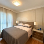 Apartamento de 127 m² em andar alto, com vista livre, 3 suítes planejadas, sacada gourmet envidraçada, 2 vagas e lazer completo, próximo ao Shopping Golden Square e à Avenida Kennedy.