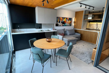Apartamento com 45m2 para venda com 01 dormitórios e 01 vaga na Vila Olímpia
