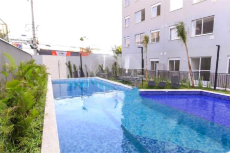 Apartamento de 38 m² com 2 dormitórios no Brás