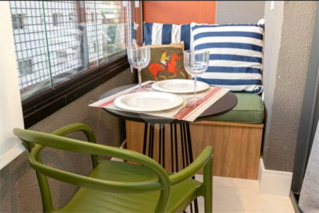 Studio de 25² mobiliado e decorado ao lado do Shopping Frei Caneca