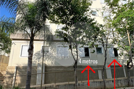Apartamento térreo com 2 dormitórios