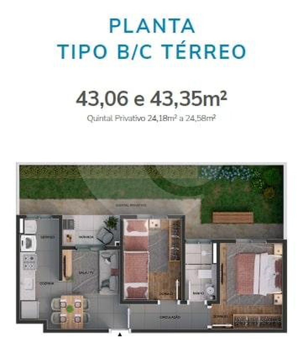 Apartamento 67m²