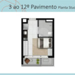 Studio 25 m² – Barô Higienópolis by You, inc | São Paulo