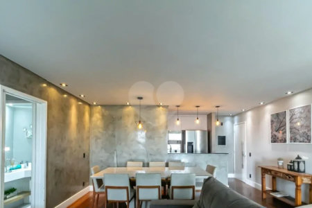 Apartamento mobiliado de 102 m² para locação no Centro de São Bernardo do Campo, com 3 dormitórios, 1 suíte, varanda gourmet com vista para o Paço Municipal, 2 vagas e lazer completo.