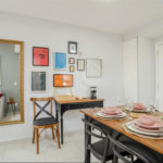Pratico e moderno apartamento mobiliado de 45 m2 na Bela Vista