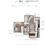 Apartamento 75m² no Palazzo Mooca | 2 Dorms | 1 Vaga | Terraço Gourmet