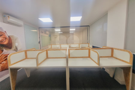 Sala comercial mobiliada para locação na Vila Olímpia