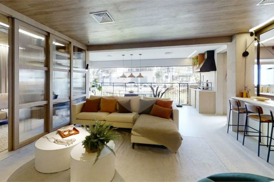 Apartamento novo com 02 Dormitórios e uma Suíte.