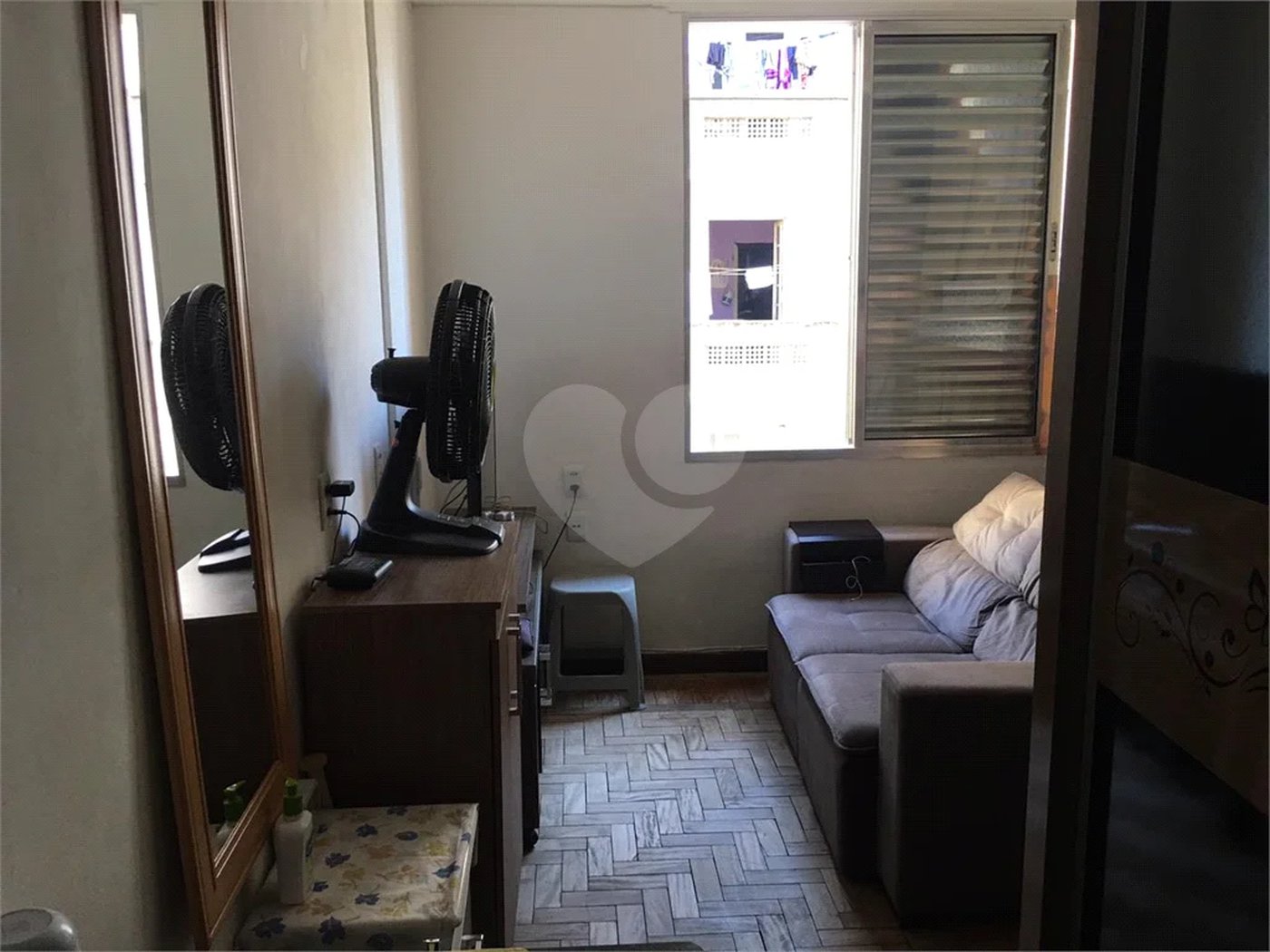 Aconchegante apartamento de 33m²