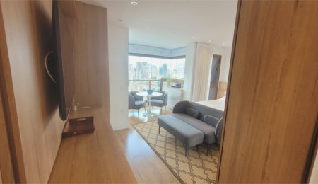 Apartamento para alugar com 1 suíte, em Vila Nova Conceição, São Paulo, SP