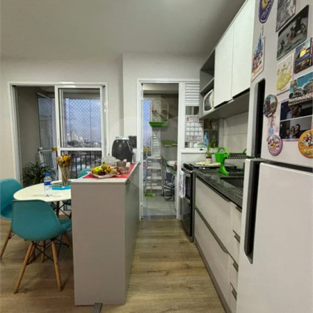 Apartamento para venda e locação com 2 quartos e 1 vaga na Vila Rosália