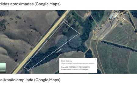 TERRENO À VENDA – 7,26 HECTARES NA RODOVIA FERNÃO DIAS (MG)