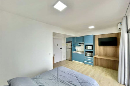 CAMPO BELO Studio VENDA em Congonhas - 100% MOBILIADO e EQIPADO, c/ lazer e serviços - De frente p/ Aeroporto - ideal p/ INVESTIDORES!