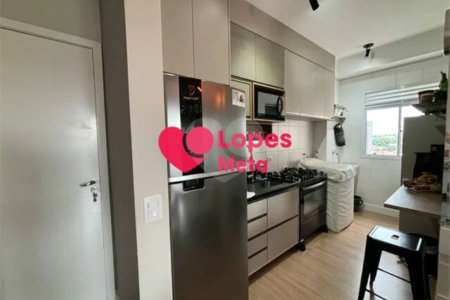 APARTAMENTO A VENDA, CONDOMINIO PATIO HOME RESORT, 2 DORMITORIOS 1 SENDO SUÍTE, 1 VAGA DE GARAGEM, T