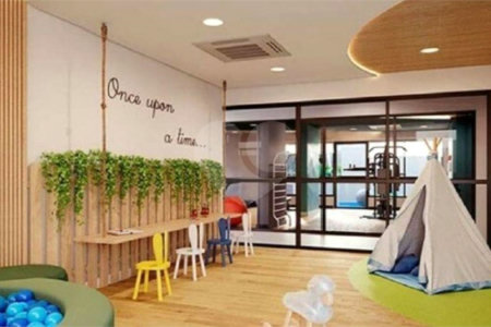 Apartamento de 02 dormitórios sendo uma Suíte.