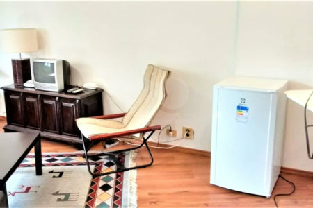 APARTAMENTO MOBILIADO, 1 DORMITORIO, FACIL fACESSO, 1 VAGA, LOCALIZAÇÃO EM MOEMA ÍNDIOS!!