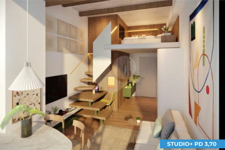 Studio 25 m² – Barô Higienópolis by You, inc | São Paulo