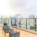 Studio à venda ou para alugar com 1 quarto, sendo 1 suíte, em Brooklin, São Paulo - SP