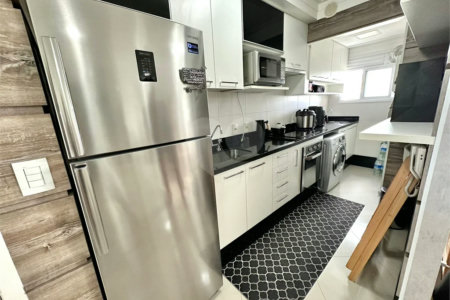 VENDA E LOCAÇÂO APARTAMENTO 54 M2 MOBILIADO NO ANÁLIA FRANCO - ANDAR ALTO