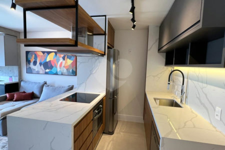 Apartamento com 45m2 para venda com 01 dormitórios e 01 vaga na Vila Olímpia
