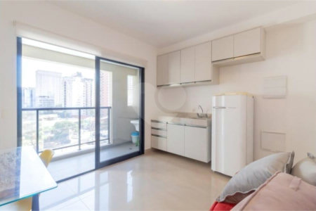 Apartamento de 1 Dormitório com suíte e 1 vaga de garagem.