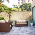Apartamento mobiliado em Moema, - 1 quarto, sala e cozinha - 1 vaga