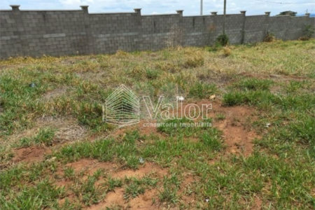 Terreno plano no Condomínio Villeneuve, com 250,00 m² de área total.