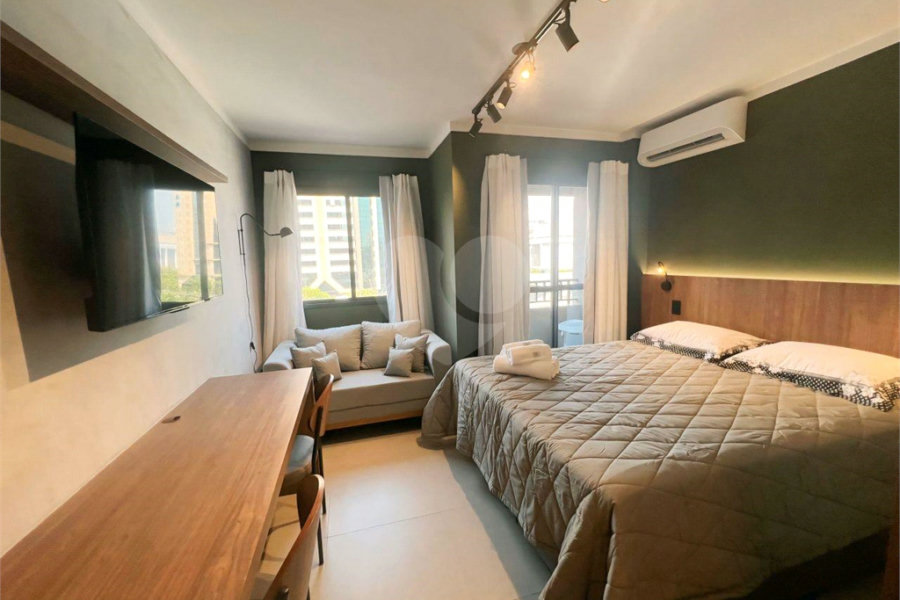 Apartamento à venda com 1 quarto em Indianópolis, São Paulo, SP