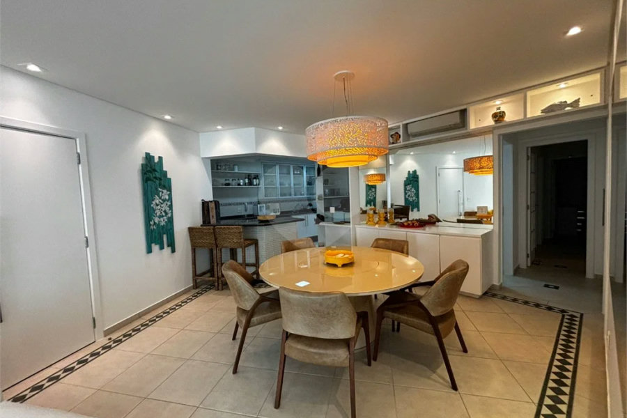 Apartamento à venda com 5 quartos, sendo 4 suítes, em Riviera de São Lourenço, Bertioga, SP