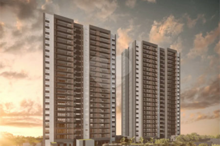 Living Hectare | 76 m², 2 suítes e 1 vaga — Conceito de casa no Anália Franco
