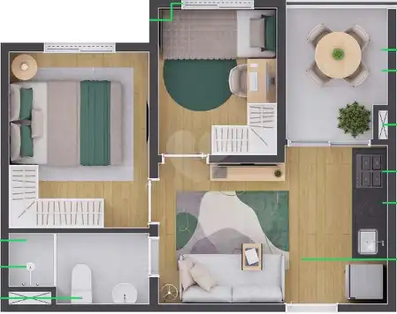 Apartamento 33m²