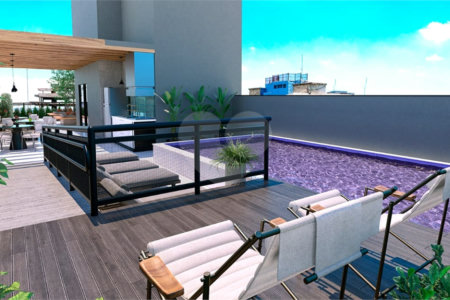 Apartamento com 28 m² na Aclimação